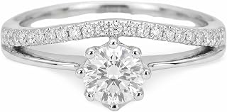 IMPRESSION 925 Sterling Silver Starlit Soolitaire Spark Ring For Women- Gift for Girls & Women, Trendy & Statement Rings Price In India