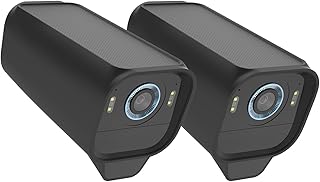 Holicfun Silicone Protective Cover Skin for eufyCam S3 Pro - Black, 2 Pack
