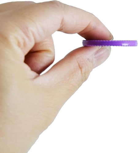 Miniatura 69 de Smartdealspro 64pcs 1.260 in/1.26 pulgadas plástico opaco aprendizaje contadores discos mini fichas de póquer fichas de juego con caja