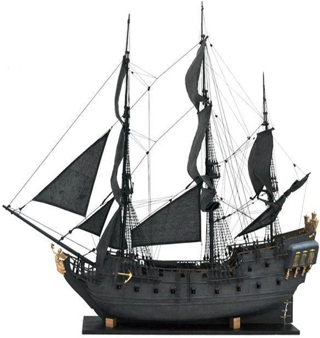 ZHL The black Pearl Golden version 2021 wood model ship kit 31 inch