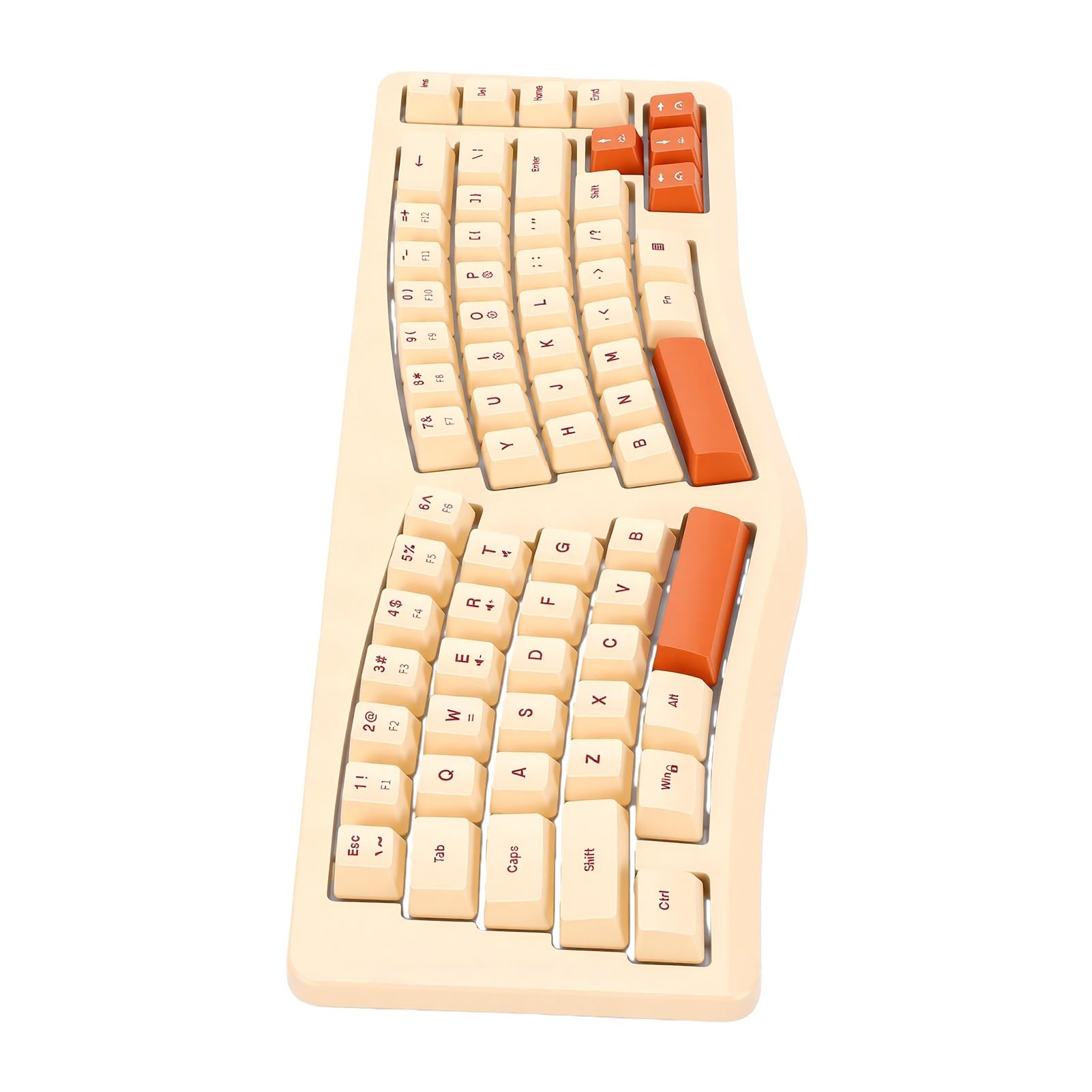LICAEVEY Tastiera Ergonomica Split 69 Tasti Retroilluminazione RGB USB