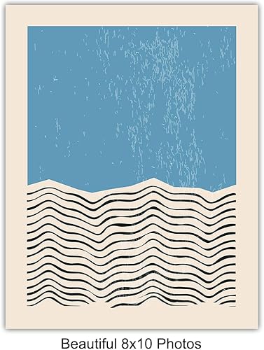 Miniatura 5 de Abstract art Wall Art & Decor - Mid-century modern Wall Art - Retro Geometric Shapes Wall Decor - Minimalist Wall Decor - Gallery Wall Art - Collage