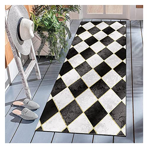 Tapis de couloir lavable antidérapant grand format cuisine et salon