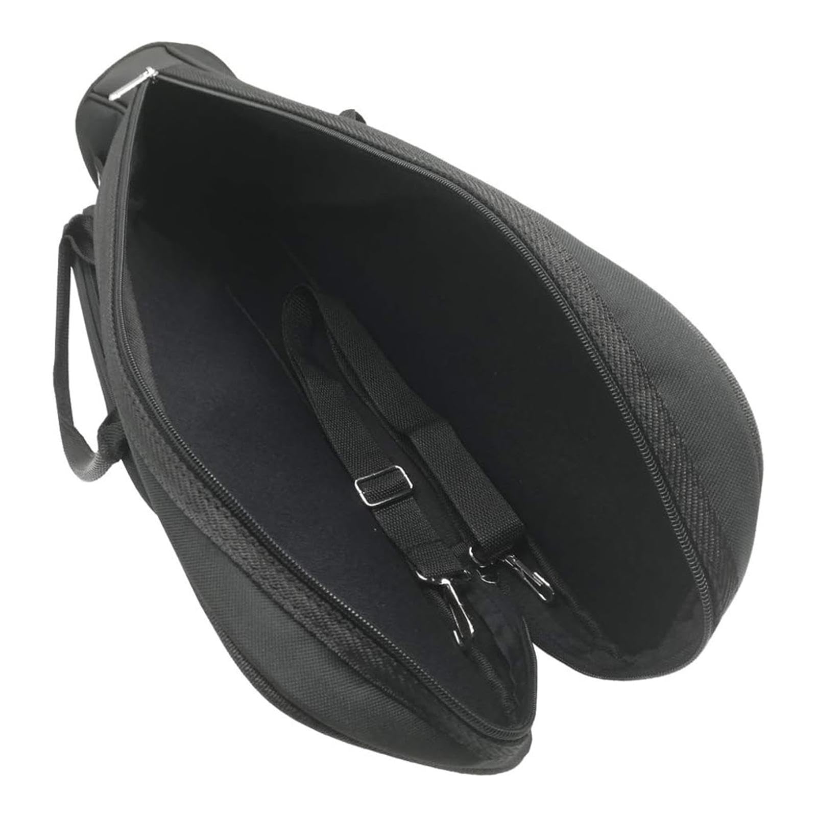 Borsa per tromba con tracolla regolabile e cerniere di stoccaggio, custodia in tessuto Oxford dotata di un'imbottitura da 10 mm, contenere facilmente spartiti, olio per valvole, matite
