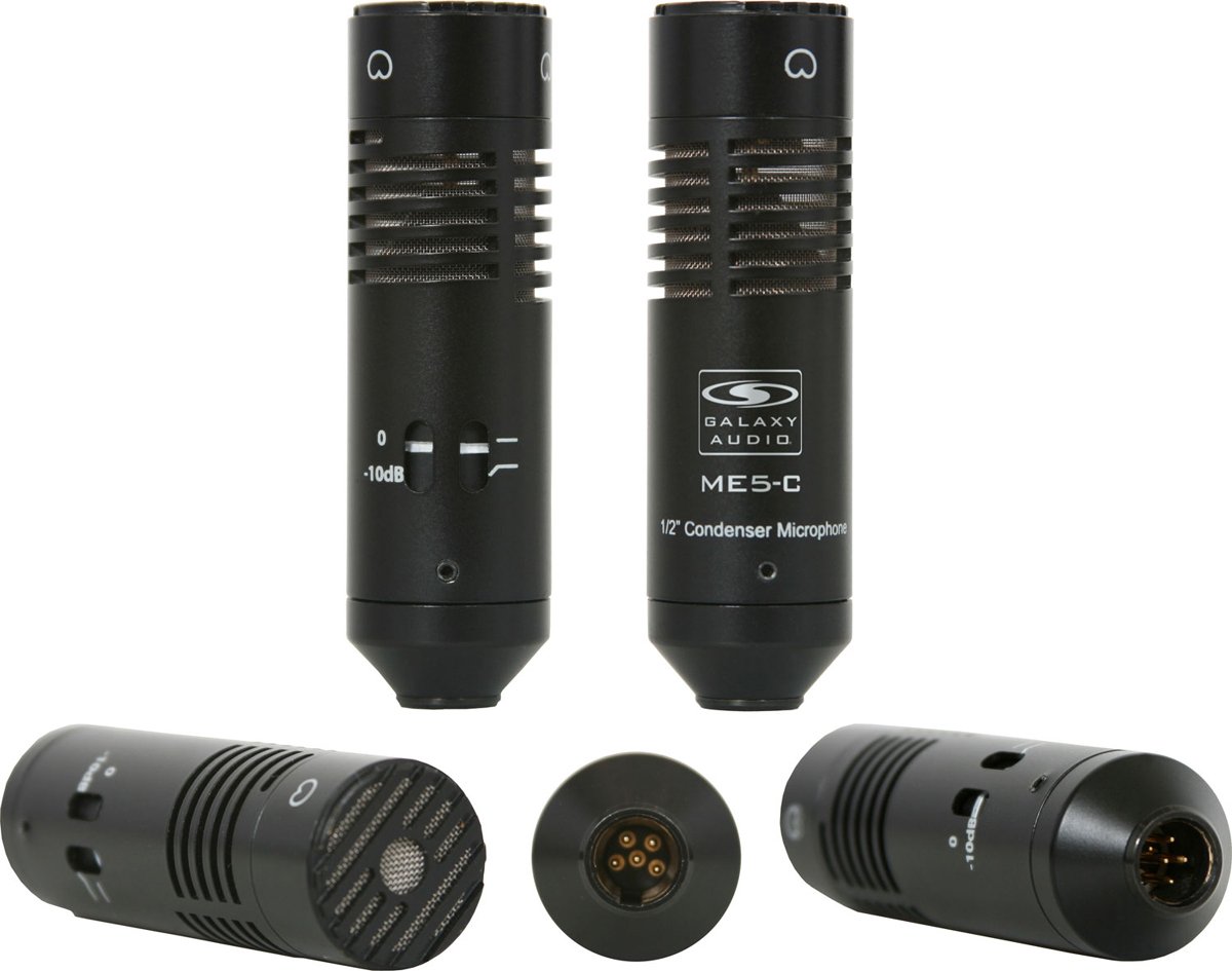 Galaxy Audio Cbm562d Dual Carbon Boom Microphone with 62