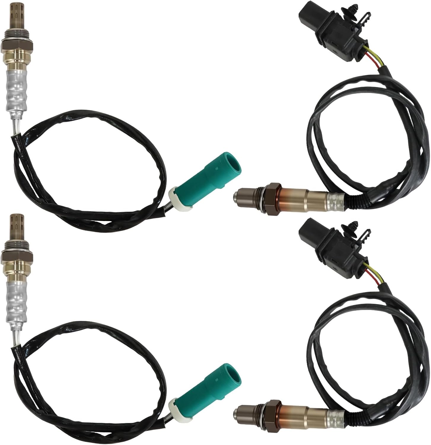 2009-2011 O2 Oxygen Sensors Upstream Downstream Compatible for Ford F150 Expedition, for Lincoln Navigator 2009-2011 5.4L 6.2L Replaces 8F9Z9F472C, 8F9Z9F472D