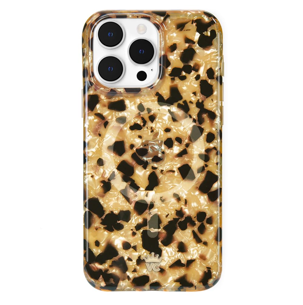VELVET CAVIAR Tortoise Shell Phone Case for iPhone 15 Pro Max - Protective Luxury Designer Cases - Compatible with MagSafe - 10ft Drop Tested