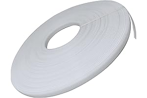 Warmodorn 50-Yard Polyester Boning - Durable and Comfortable Synthetic Whalebone for Sewing...