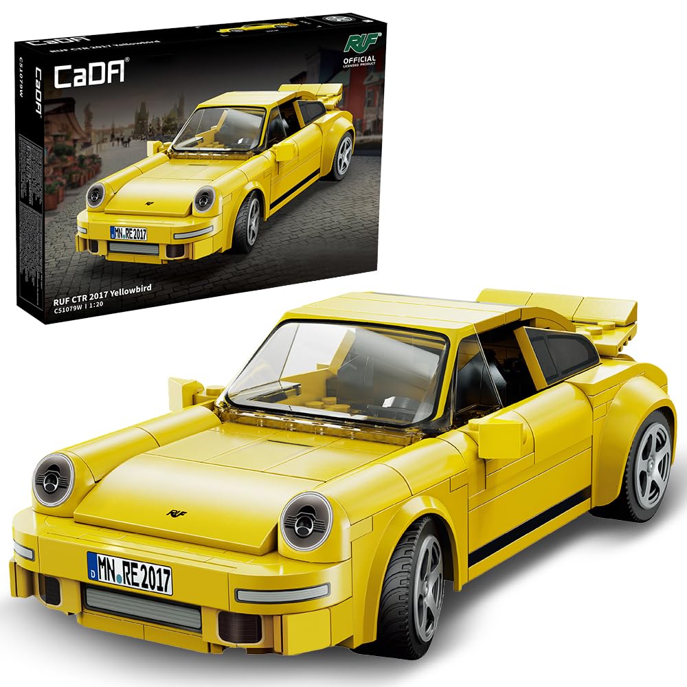 Amazon.com: CaDA C51079w 911 RUF Style Racing Building Block Model