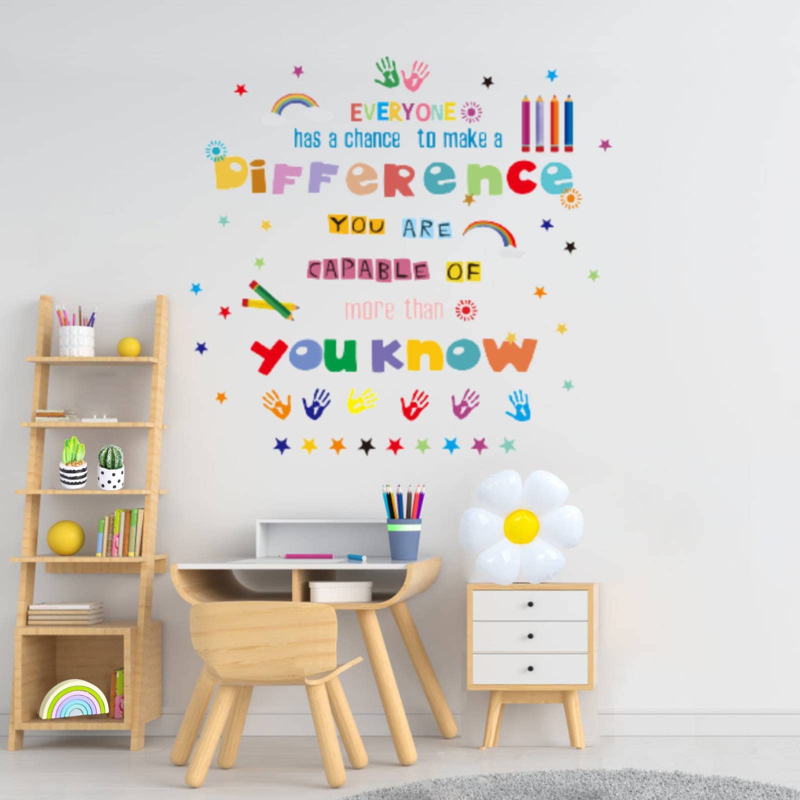Snapklik.com : Colorful Inspirational Quotes Wall Decals Vinyl Paint ...