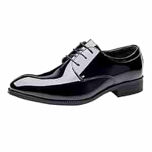 Scarpe Oxford Uomo In Pelle Verniciata - Formali, Eleganti, Per Ufficio E Serate - Foto 8