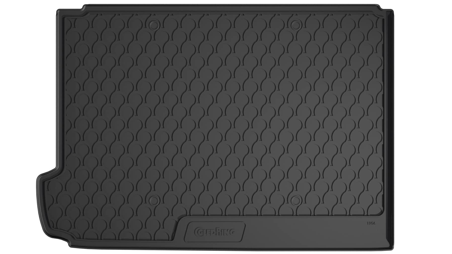 Gledring Tapis de Coffre Rubbasol (Caoutchouc) sur Mesure | compatible avec Citroën C4 Grand Picasso 2013- & C4 Grand Spacetourer 2018- (5-&7-Personnes)