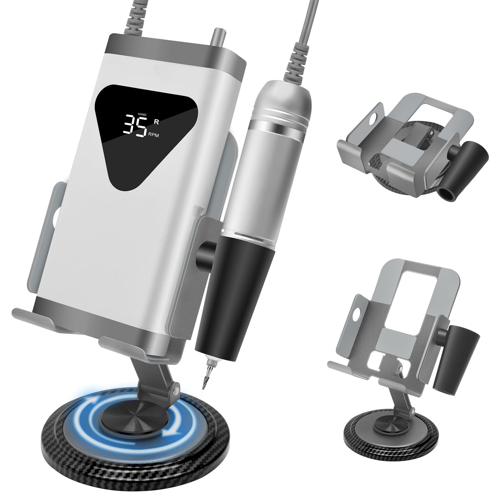 Diesisa Nail Drill Machine Holder Stand, 360° Rotatable, for Nail Machine