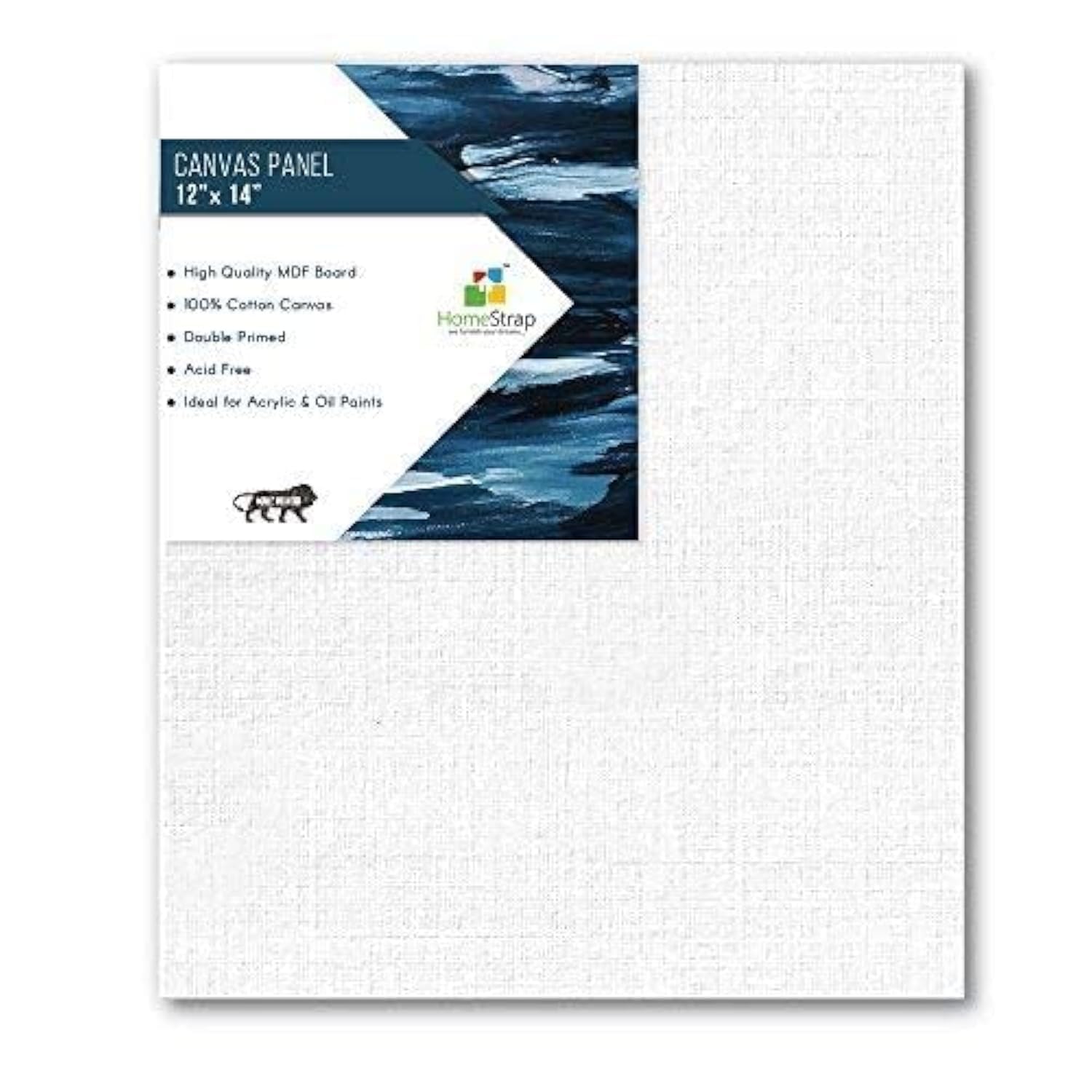 Planche de toile coton grain moyen anti-gondolage 30,5 x 35,6 cm lot de 3 blanc