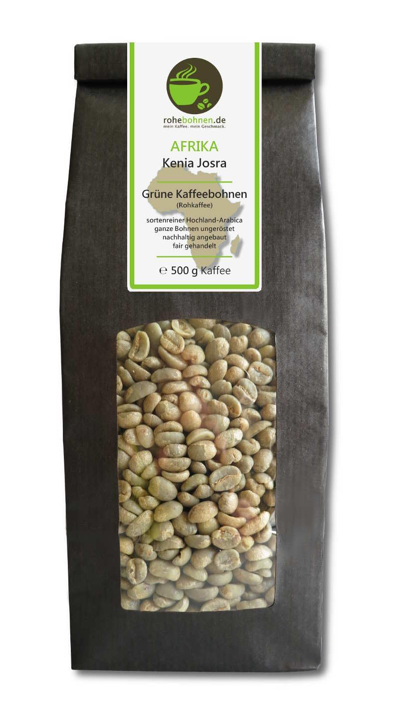 Café verde - Kenia, Colombia, Guatemala (paquete económico de granos de café verde, 3x 500 g)