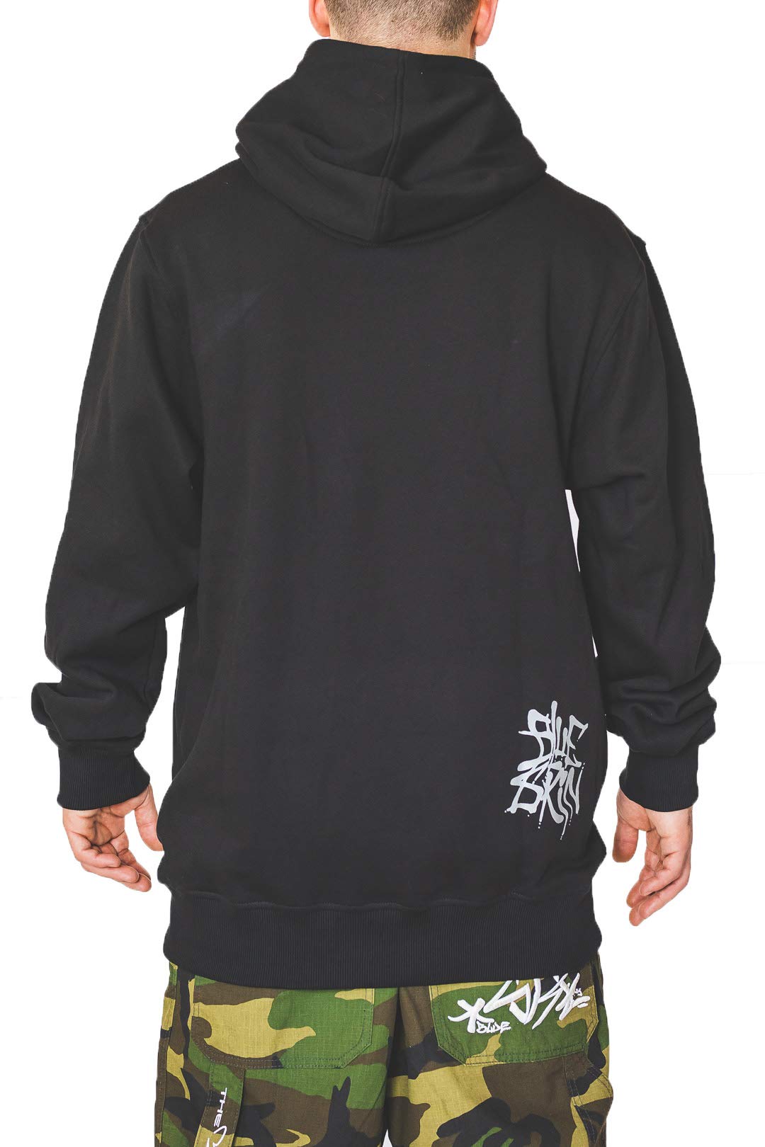 Felpa Cappuccio Baggy BLUESKIN Skull Skate Hip Hop theblueskin