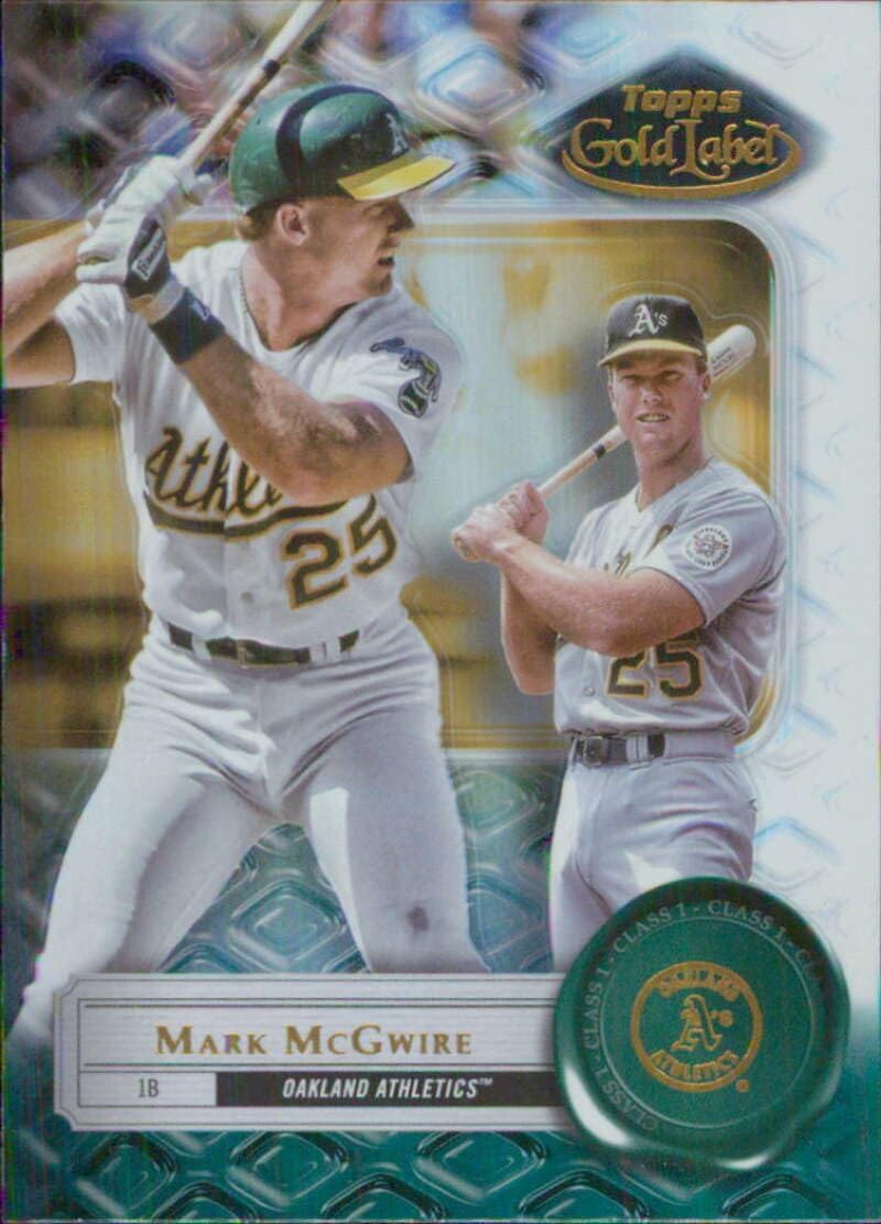 2022 Topps Gold Label Class 1#46 Mark McGwire Oakland Athletics Baseball Card – GotBaseballCards