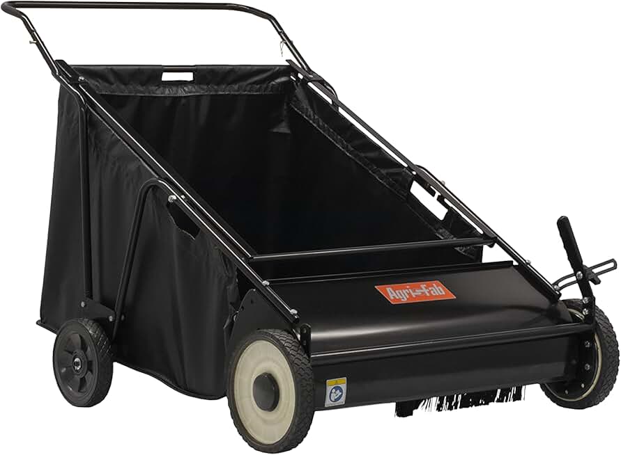 tow behind lawn vacuum