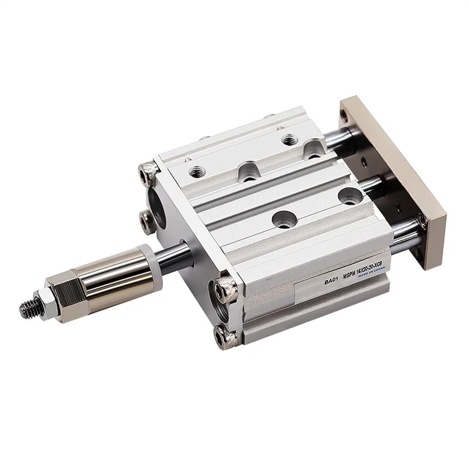 Vérin pneumatique trois axes MGPM avec tige de guidage compacte - 7