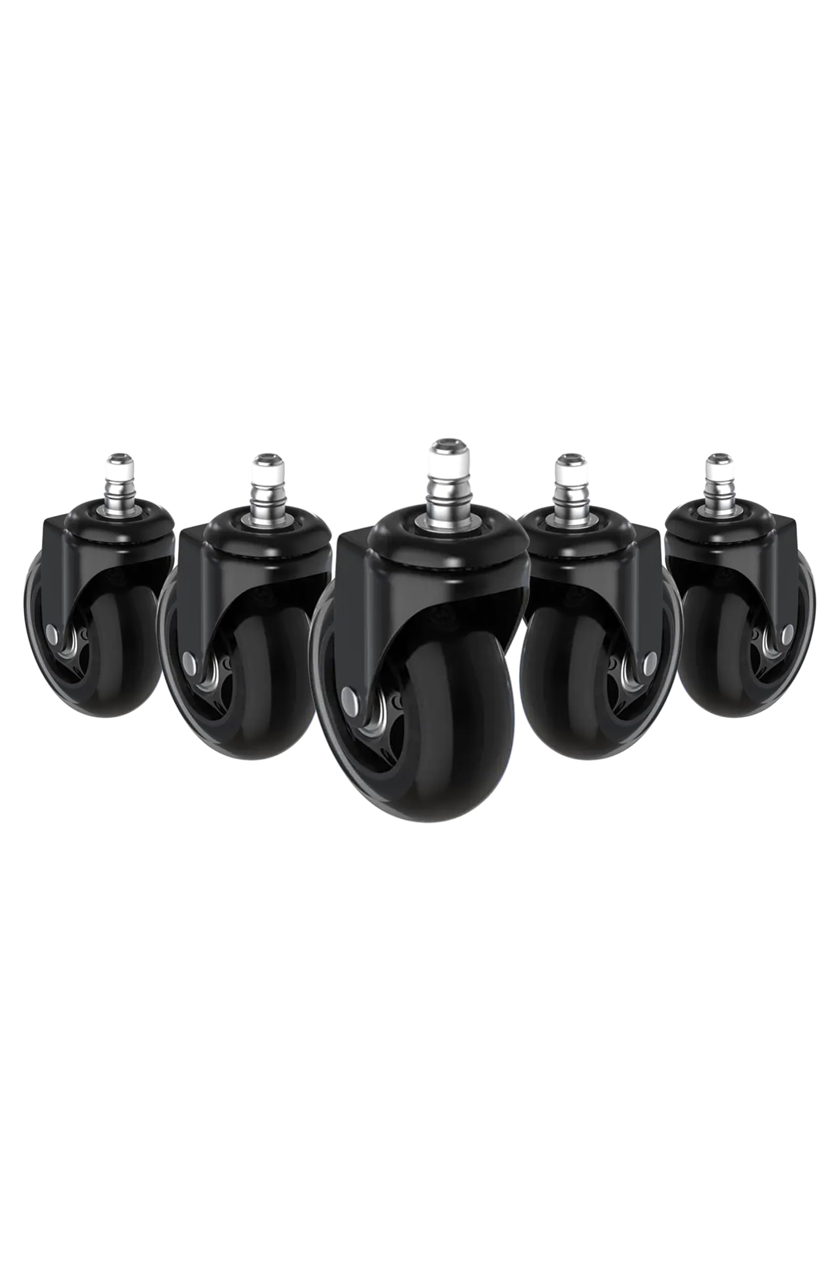 DXRacer Blade Wheels – 5er Set Premium-Stuhlrollen (75 mm) Bring dein Gaming-Setup auf das nächste Level – mit den DXRacer Blade Wheels im praktischen 5er-Set.