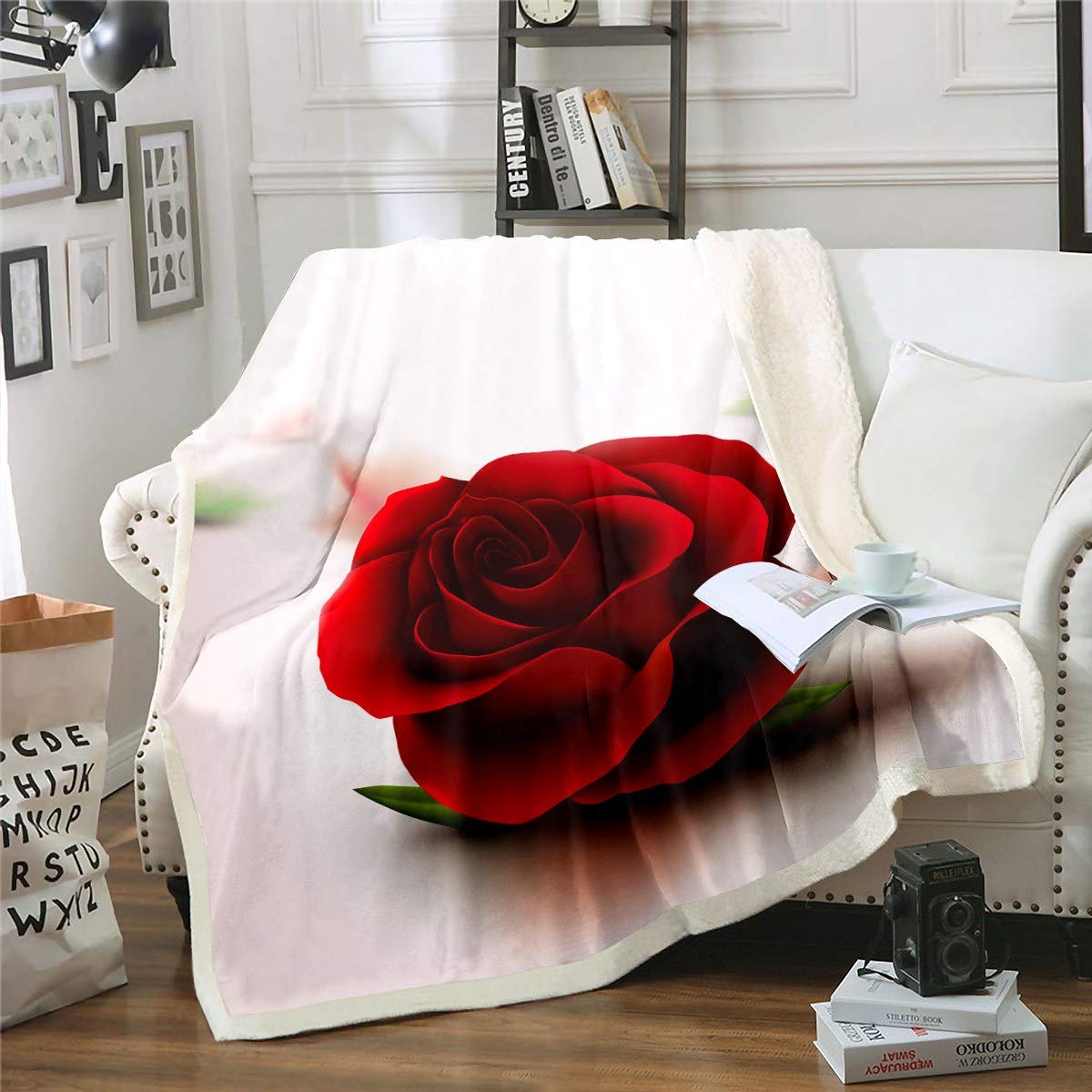 Acquista Tappeto colorato con fiori freschi per camera da letto, grande corridoio, con romantico motivo floreale, soggiorno in 3D, tappeto per ragazza in Italia a partire da 1.41