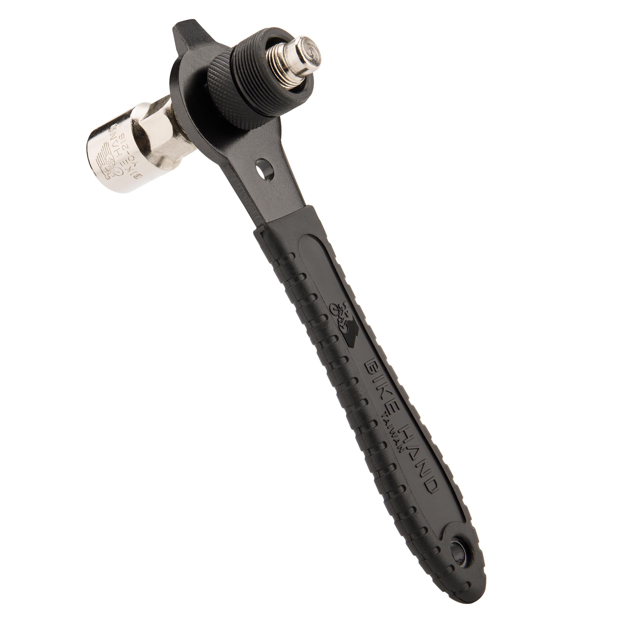 Bicycle Crank Puller with 15mm Open-End Wrench, Crank Puller Tool for Bicycles with Square Bottom Bracket (Square Taper Bottom Bracket)