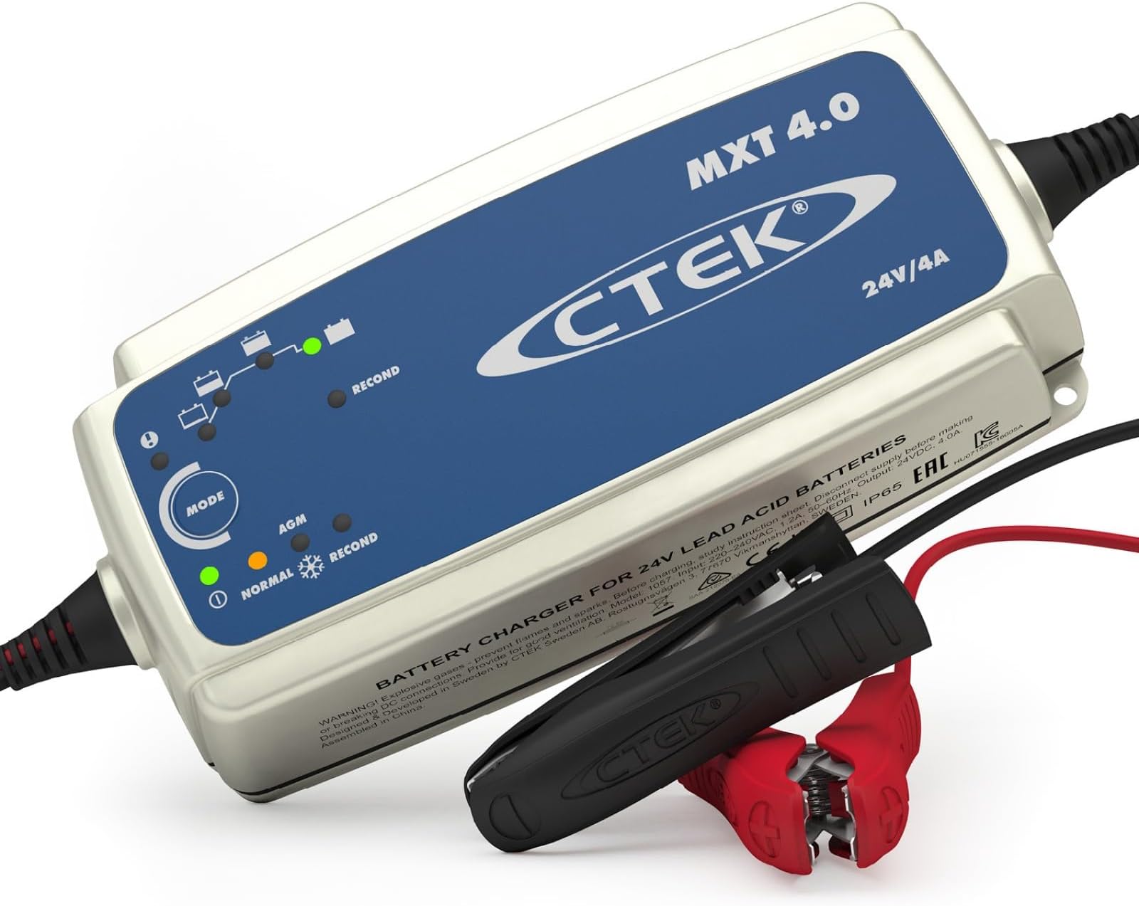 CTEK MXT 4.0 EU 8-traps lader voor 24V-loodzuuraccu's