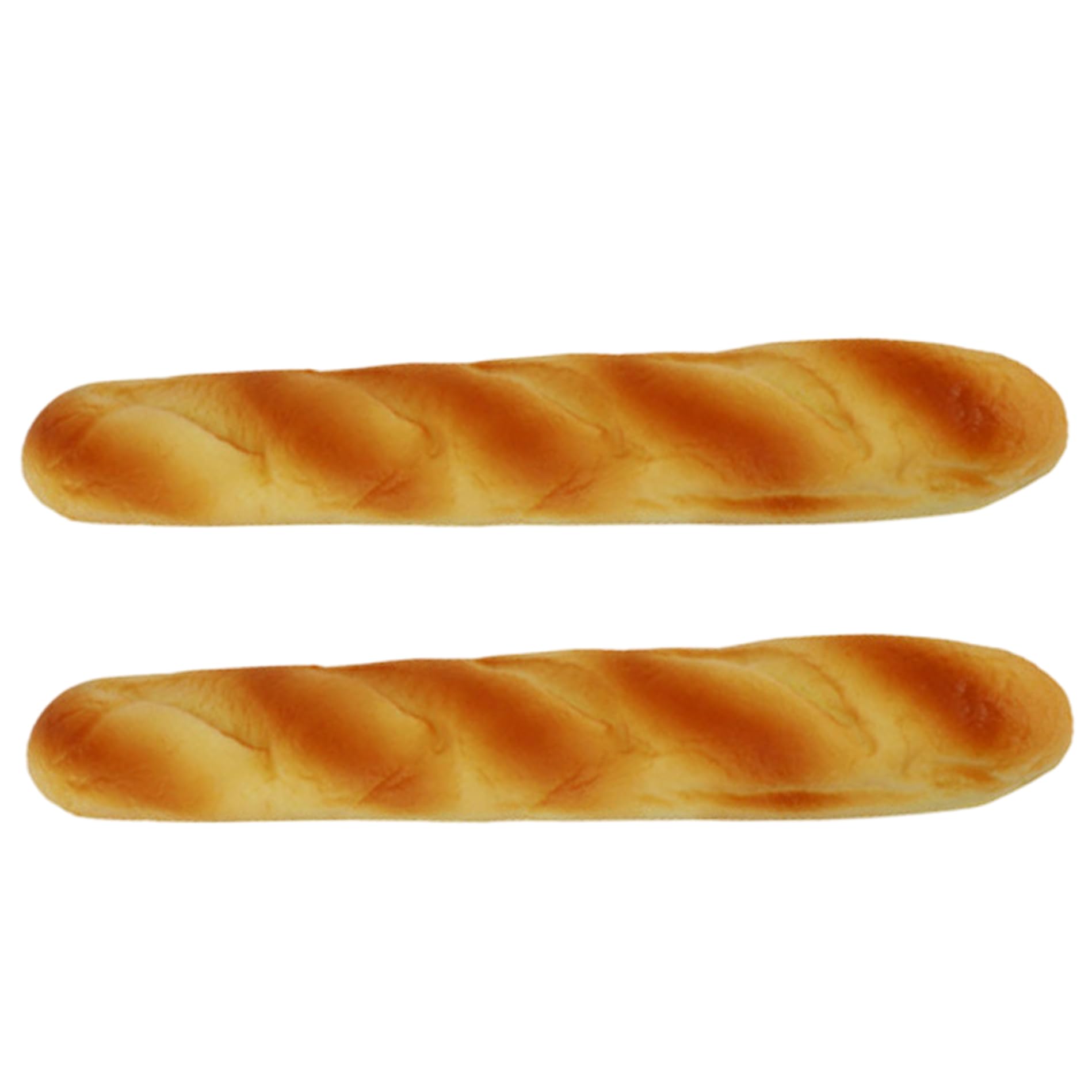 Vervevum 2PCS Bread, PU Realistic Long Artificial Bread, 13.8x2.4in Bake for Display, Photography Props, Bakery Ornament, Pastries
