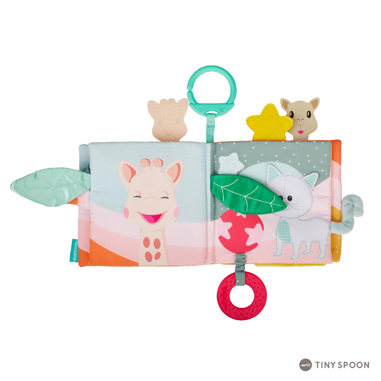 SOPHIE LA GIRAFE - Sophie la Girafe Discovery Book - Learning Games - 8 Pages - Various Activities, Textures, Colours - For Children from 3 Months - 5