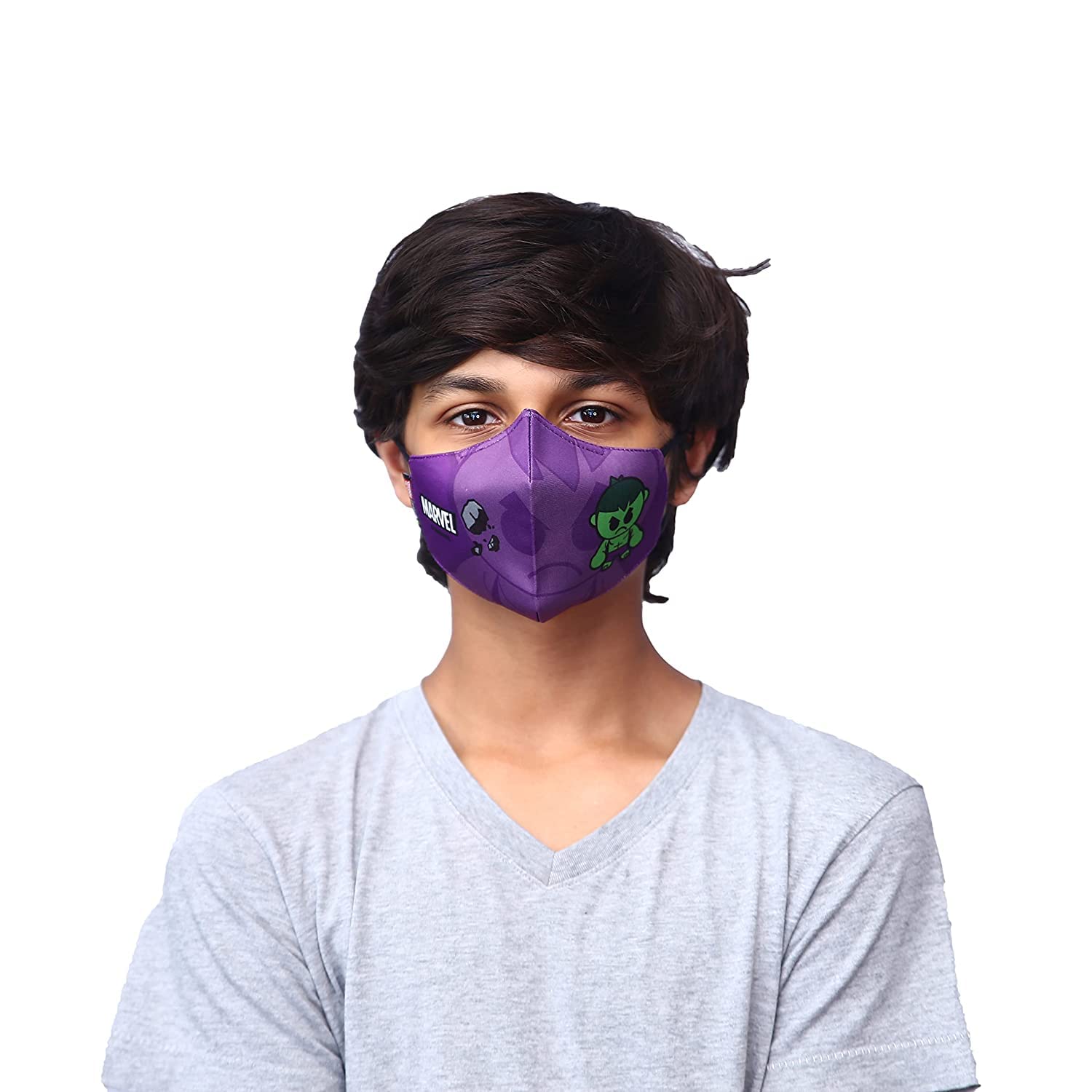 airific by NIRVANA BEING Cotton N95 Washable And Reusable Mask | Ffp2, 3 Layer Mask, Anti Pollution Mask | Official Merchandise Partner For Marvel, Disney & Barbie (Baby Hulk-Large) (B0BGXRZ2BF) Amazon Price History, Amazon Price Tracker