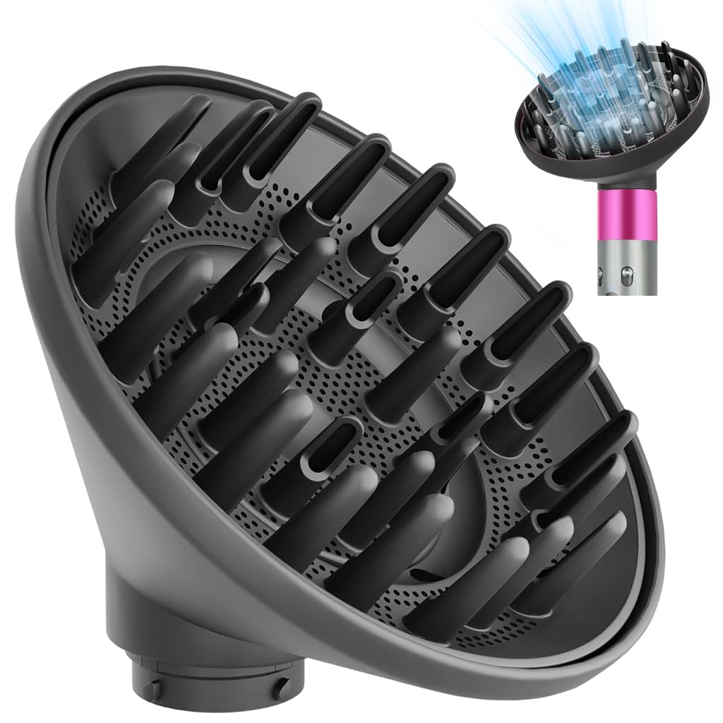 MAYCREATE® Diffuser Airwrap Attachment for Dyson Airwrap HS01 HS05 HS08, Converting for Dyson Airwrap Styler To Hair Dryer, Upgraded Diffuser Nozzle to Dryer Faster and Define Curls Hair-picture-35