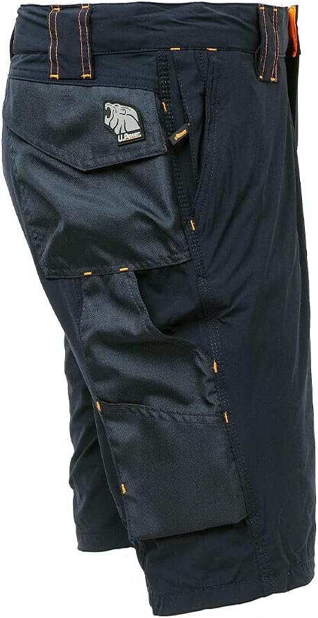 U Power Men's Shorts, Stretch Fabric, Slim-Fit, Water-Repellent Mercury Deep Blue Shorts