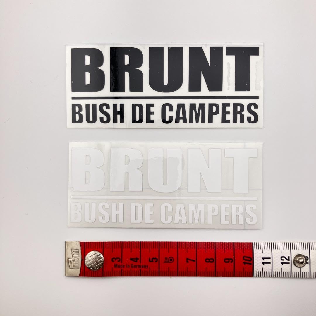 Amazon.co.jp: 会場限定 BRUNT 白黒 2枚セット ステッカー bush