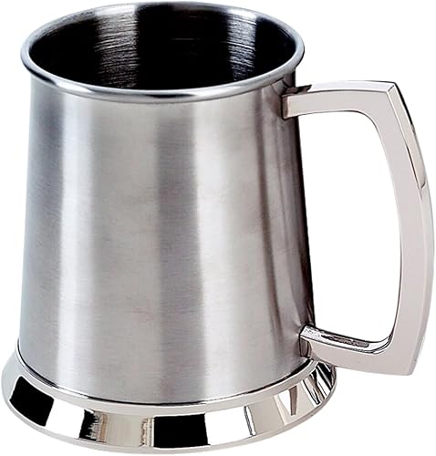 Jarra de acero inoxidable brillante de 20 onzas