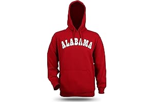 Alabama Crimson Tide Men's Officially Licensed College Team Unisex Sweatshirt Hoodie