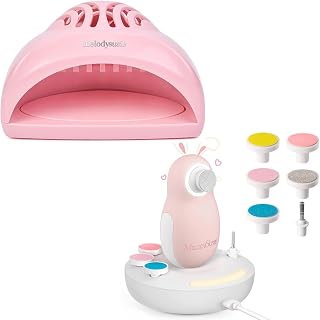 B0FCL9DYT1 MelodySusie Portable Kids Nail Dryer with Baby Nail Trimmer Electric