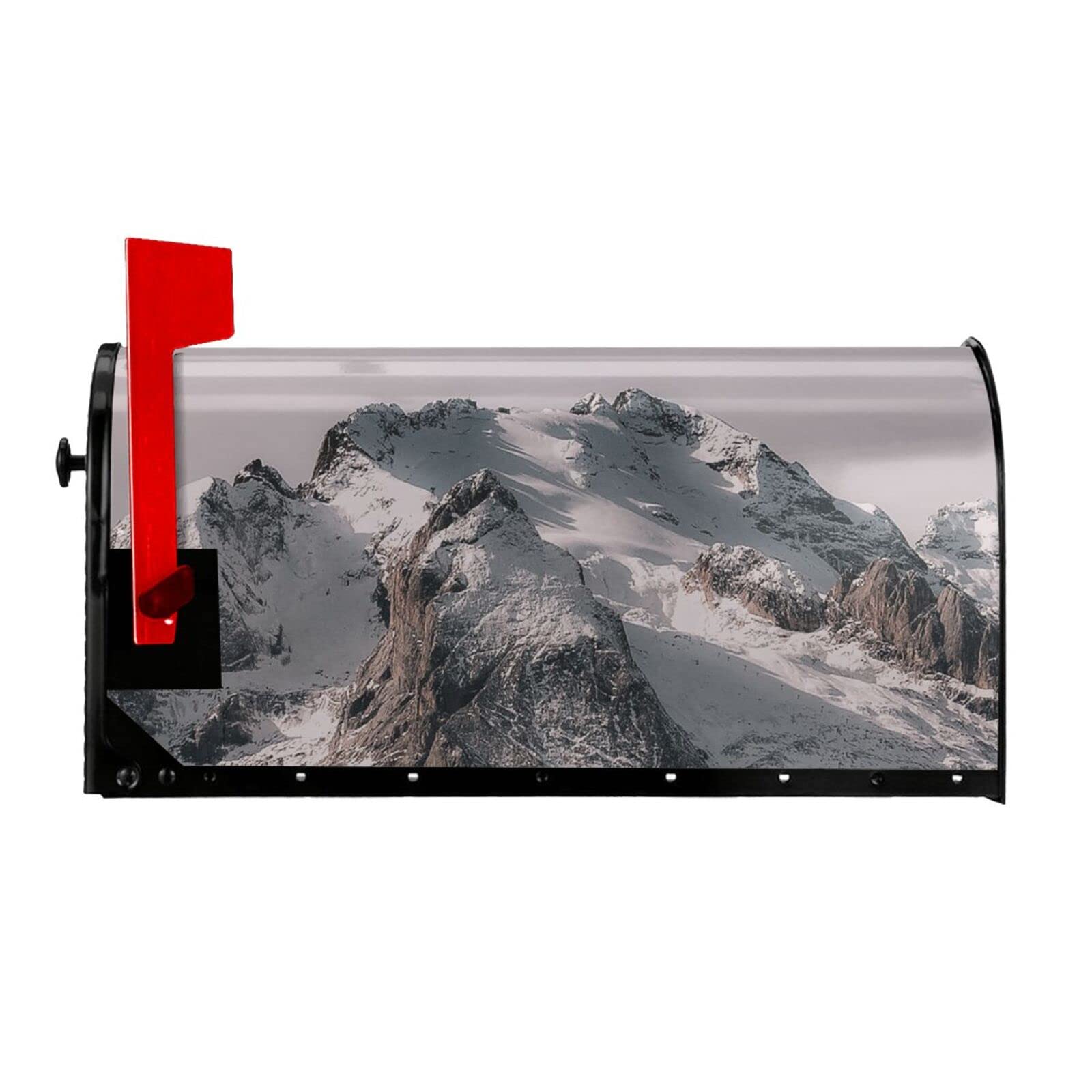 Couverture de boîte aux lettres magnétique étanche décor montagne haute protection
