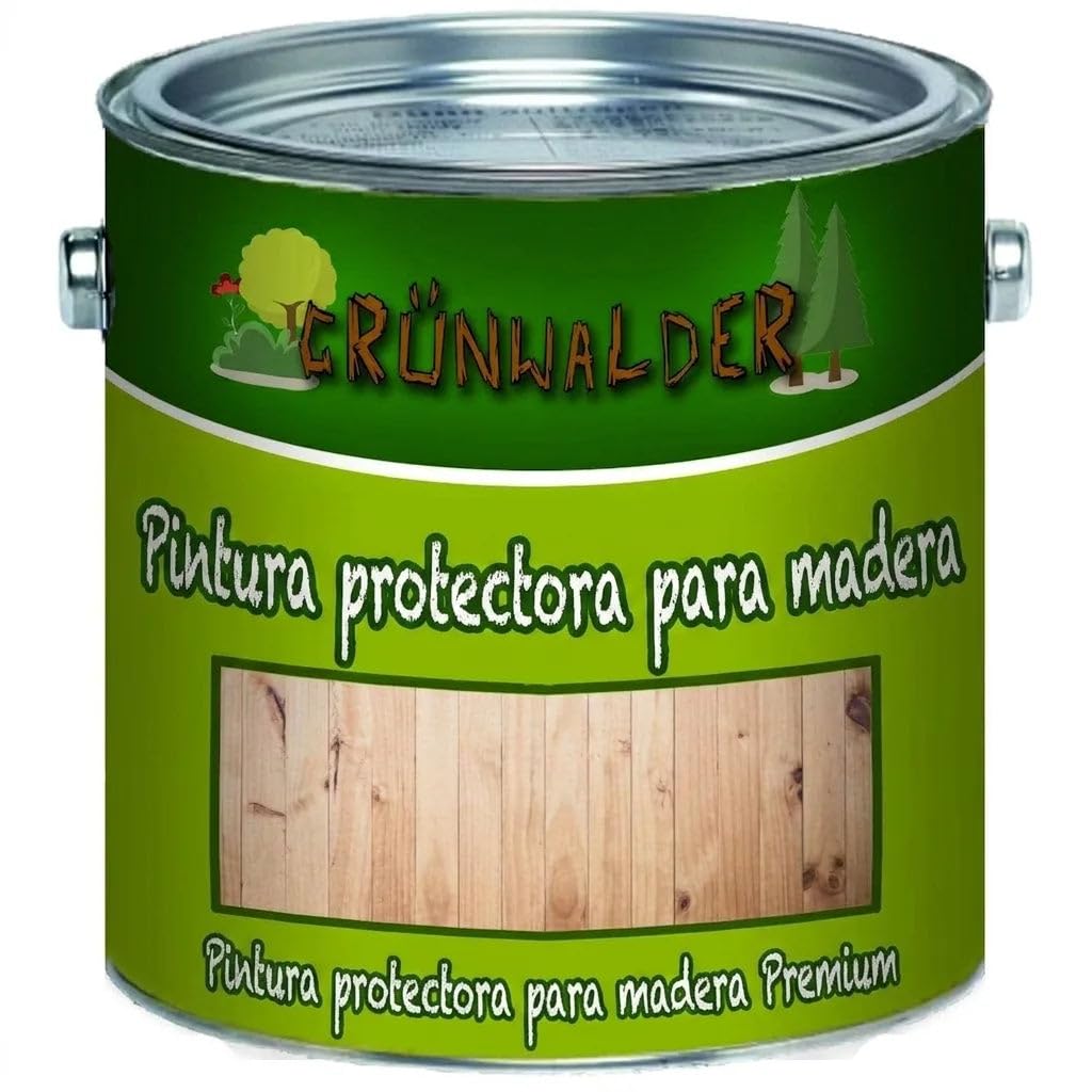 pintura impermeabilizante exterior premium pintura para madera exterior de alta cobertura (10 L, Gris claro)