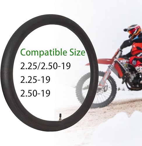 Miniatura 2 de 2 piezas 70100-19 2.252.50-19 tubo interior 2.25-19 2.50-19 tubo interior de moto de cross 19 pulgadas vástago de válvula recto