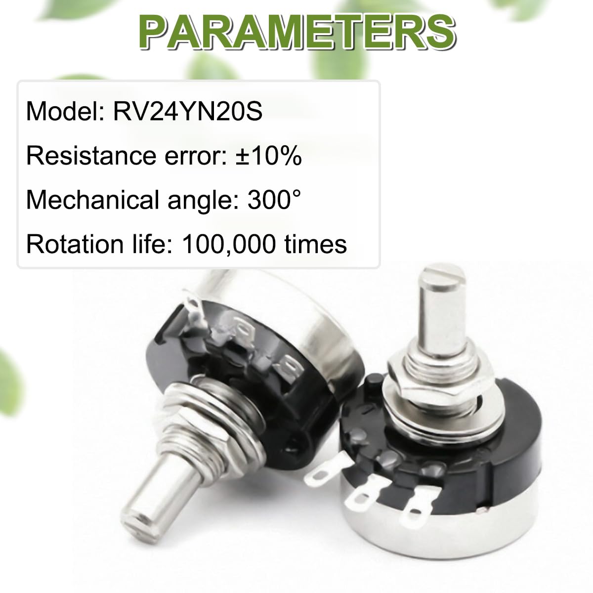 Potentiomètre rotatif en carbone avec bouton, RV24... – Grandado Potentiomètre rotatif en carbone avec bouton, RV24... – Grandado