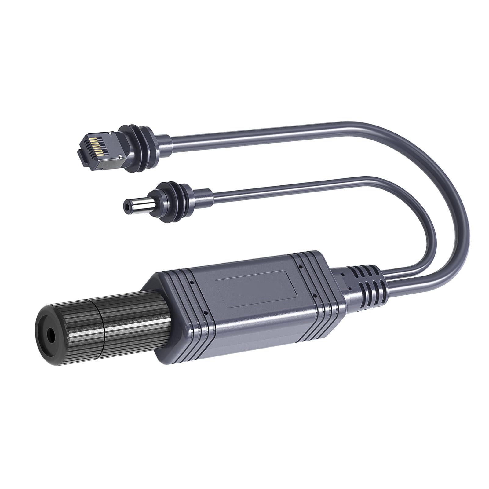 Adaptateur Répartiteur POE Gigabit Haute Puissance pour Transfert Ethernet Longue Distance, pour Caméras de sécurité, Téléphones VoIP, pour Usage Domestique et Commercial