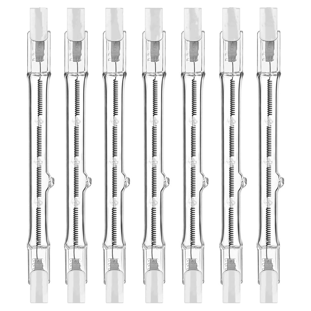 BLASHRD R7s Light Bulbs, 7 Packs R7s Bulb 118mm Dimmable 230V Bulbs, Linear Light Bulb 300W