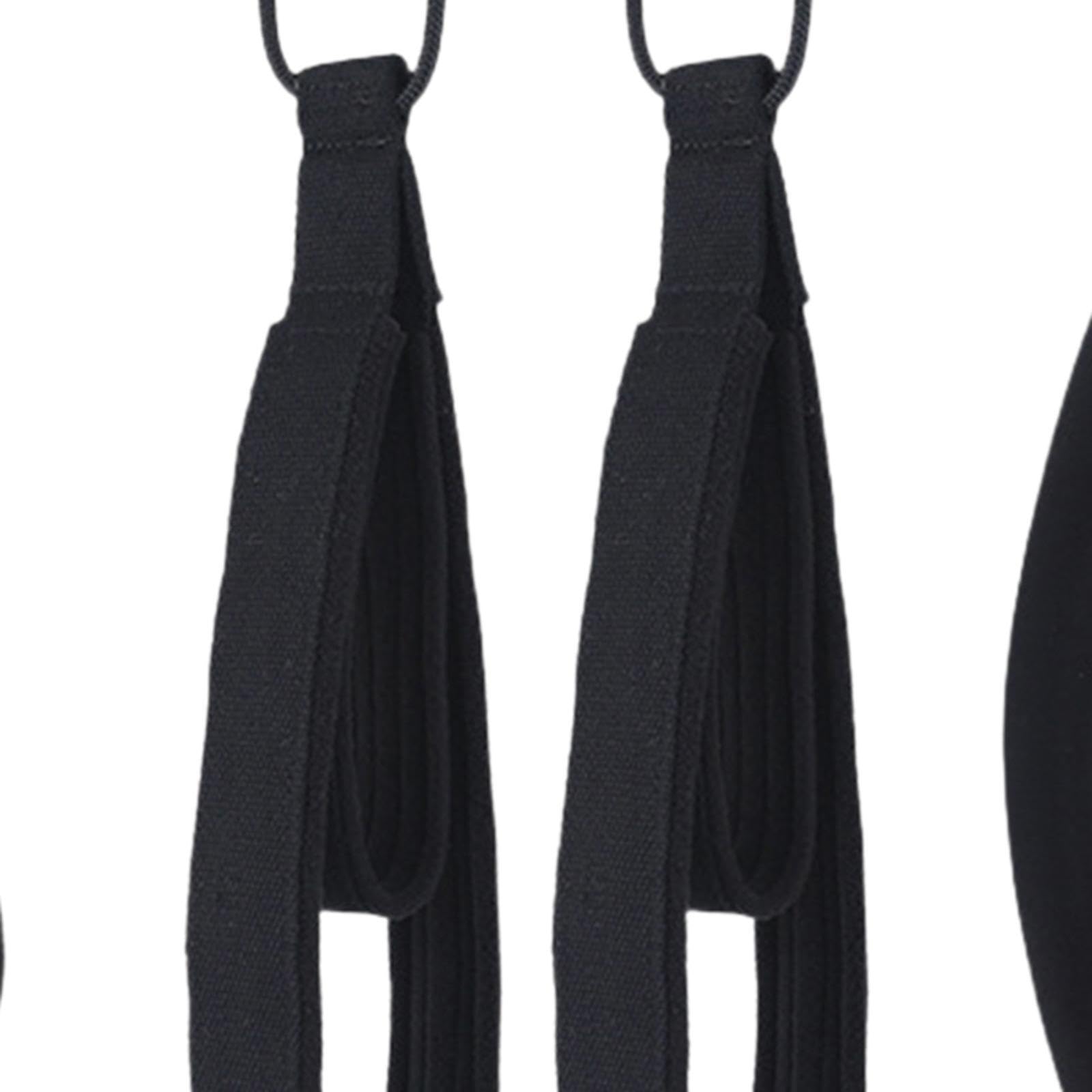 Vielseitige Pilates Gurte und Yoga Zubehör für Kräftigungsübungen mit Doppelschlaufe. Diese Yoga Gurte eignen Sich für effektive Workouts. Die Produktlänge beträgt