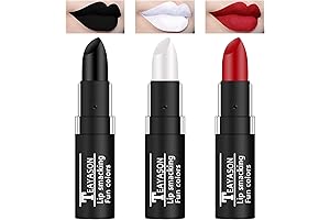 3 PCS Eye Black Stick,White Red Cream-Blendable Stick Highly Pigmented Eye Black Baseball