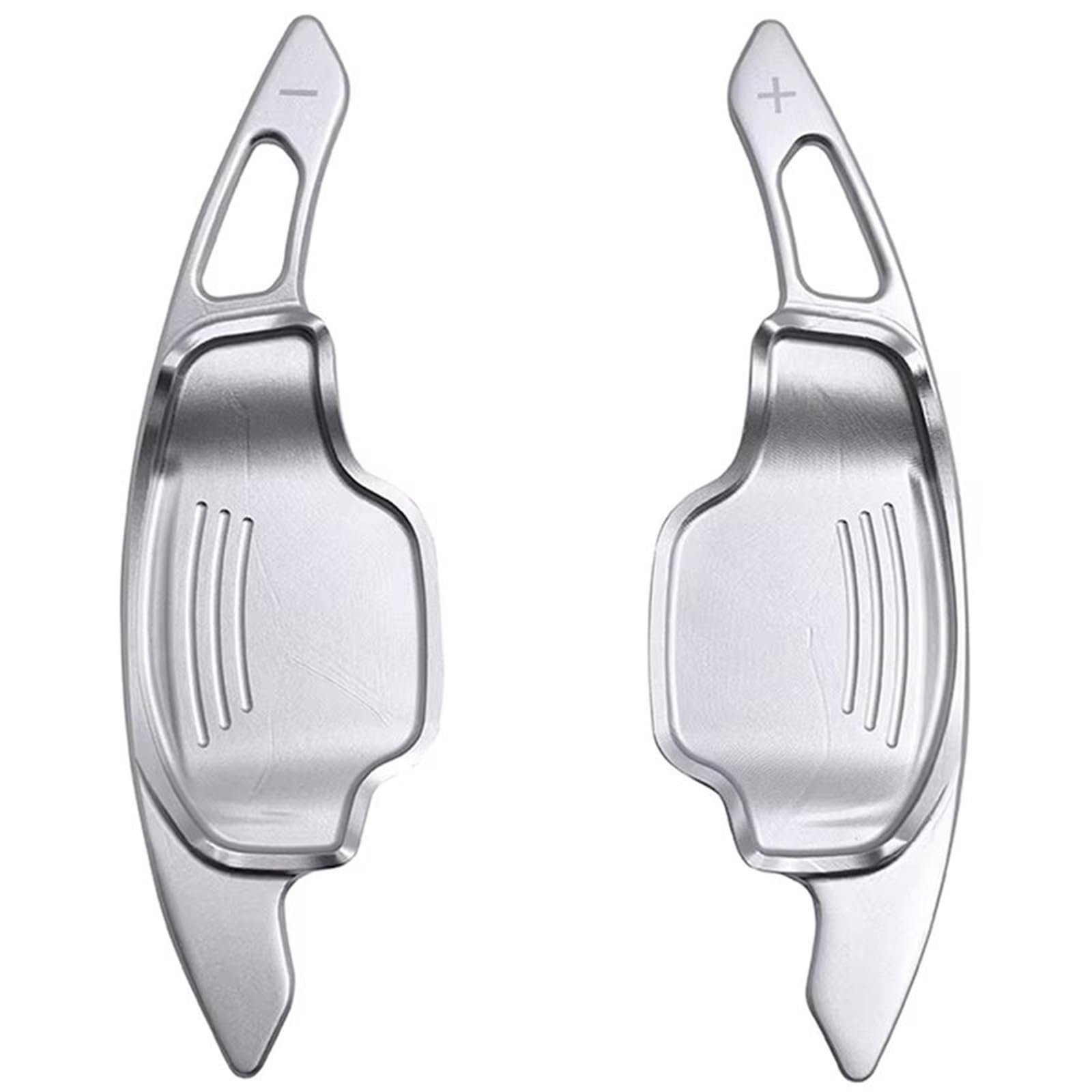 BWWIEZRS Compatible with Chevrolet for Camaro 2012 2013 2014 2015 Forged Aluminum Alloy Steering Wheel Shift Paddle Extension Accessories Car Interior Modifications Shift Paddles(Aluminum Silver)