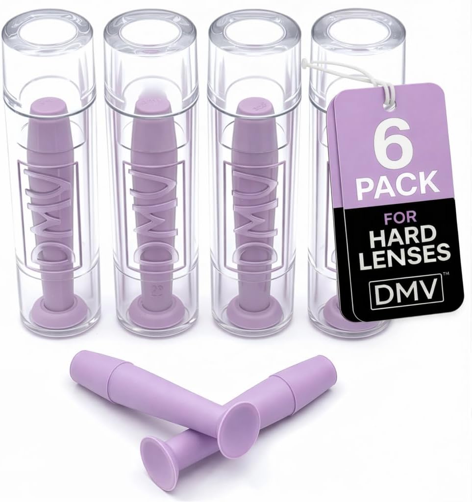Ultra Hard Contact Lens Remover (Lavender, 6 Pack)