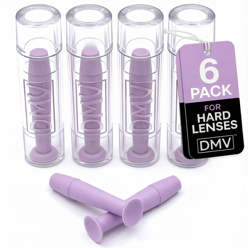DMV Contact Lens Remover Tool Applicator Made in USA 6 Pack - Lavender