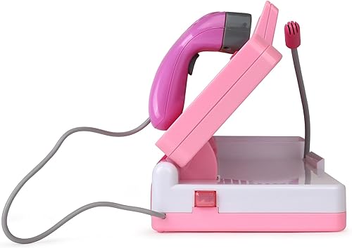 Miniatura 4 de Playkidz Caja registradora interactiva de juguete, color rosa para niñas y niños, sonidos y juego de aprendizaje temprano, incluye dinero para