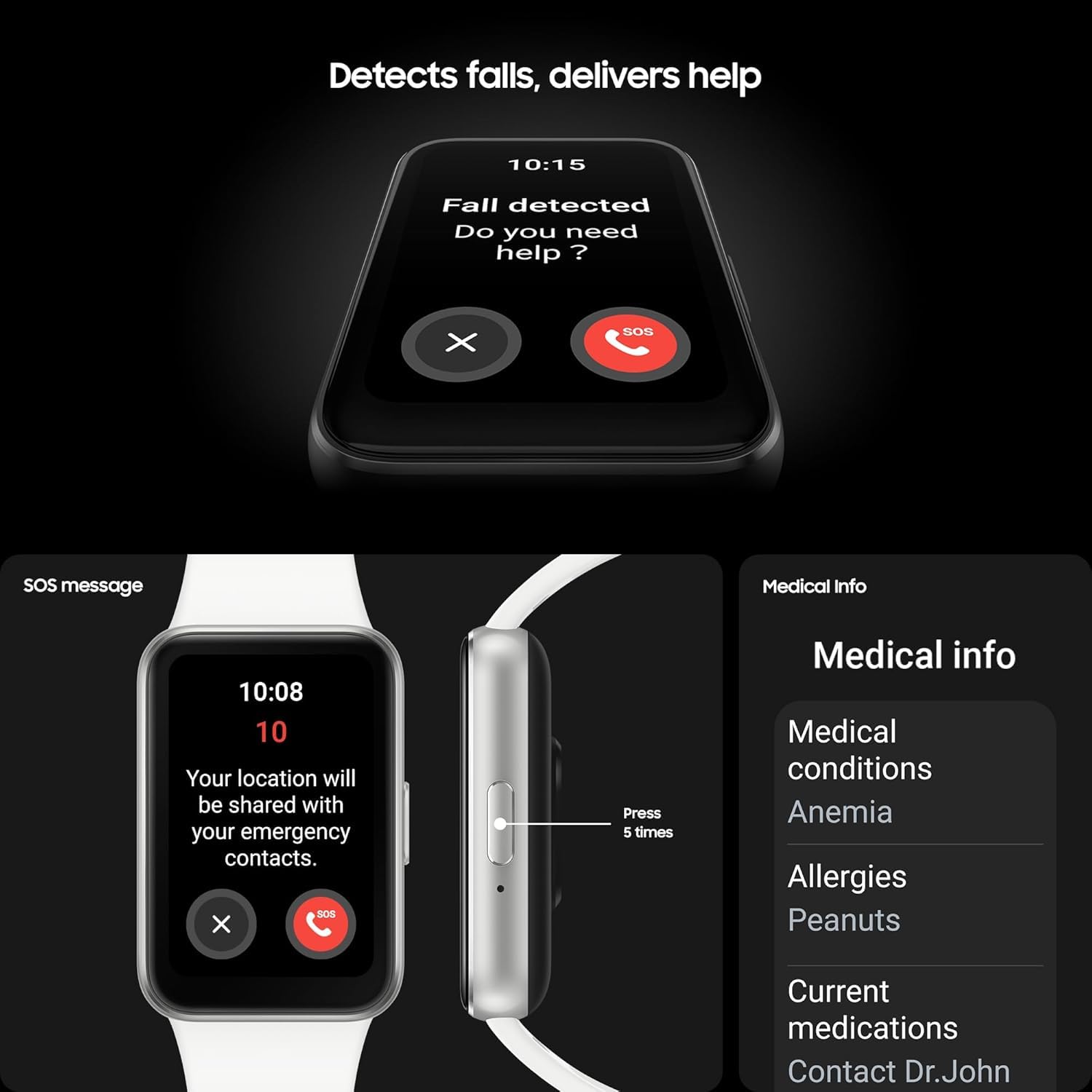 Samsung Galaxy Fit3 Silber (Silber) SM-R390