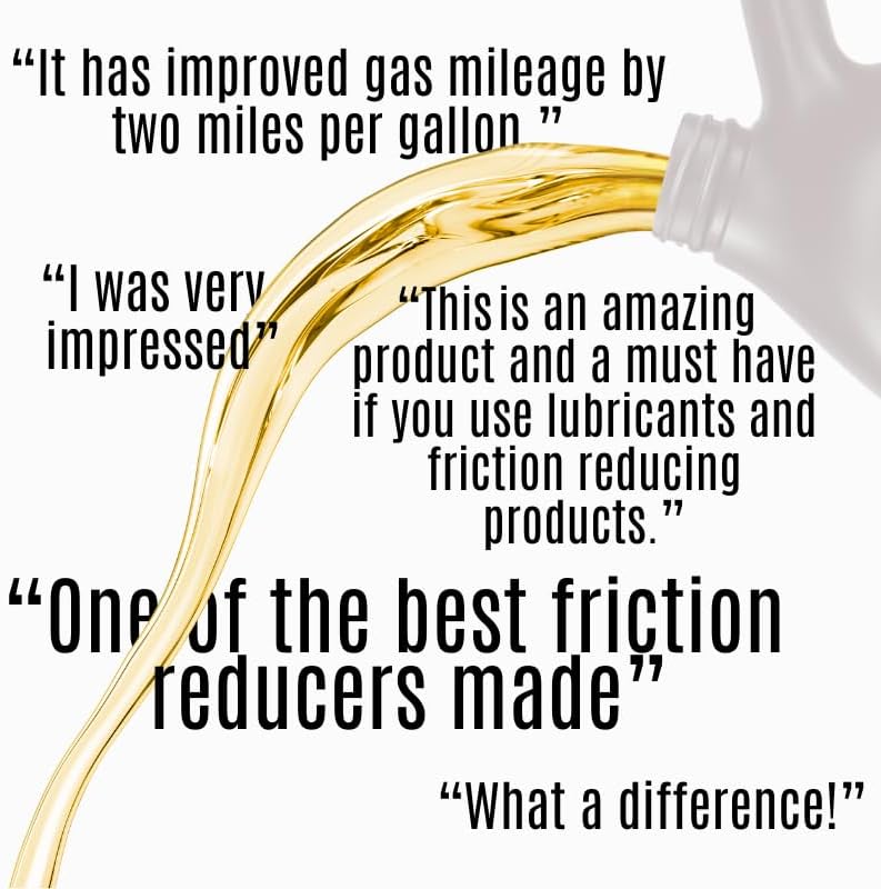 DT 550 Friction Reducer – Engine Friction Modifier | Enhances Performance, Reduces Wear & Boosts Fuel Economy | Works with Gas & Diesel Motors (5 Gallon (640 Oz)